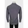 Men's Vintage Shirt With Embroidered Logo