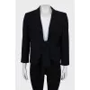 Cropped jacket with tie