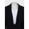 Cropped jacket with tie
