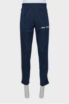 Men's sports pants with stripes