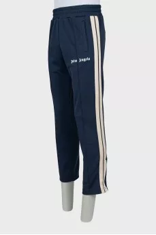 Men's sports pants with stripes
