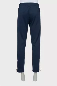 Men's sports pants with stripes