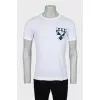 Men's White T-Shirt With Pocket