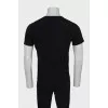 Men's Fitted T-Shirt with Text Print