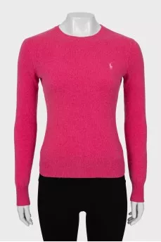 Cashmere jumper in pink
