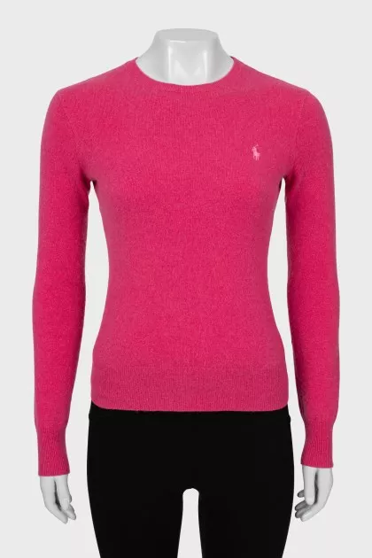 Cashmere jumper in pink