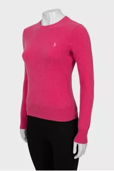 Cashmere jumper in pink