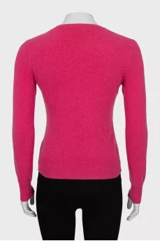 Cashmere jumper in pink