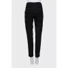 Slim fit wool trousers