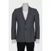 Men's grey wool jacket