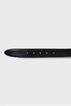 Men's Belt with Embossed Logo