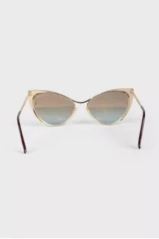 Gold colored sunglasses