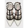 Rockstud sandals with tag
