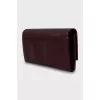 Burgundy leather wallet
