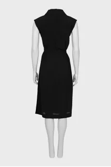 Double-breasted midi dress
