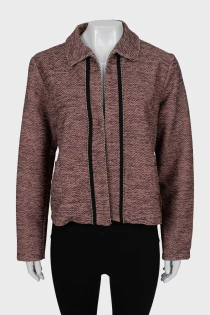 Jacket decorated with beads