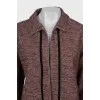 Jacket decorated with beads