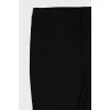 Tapered trousers with stirrups