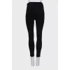 Slim fit trousers with a high waist