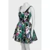 Floral print sleeveless dress