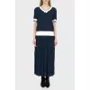 Navy blue maxi dress