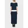 Navy blue maxi dress