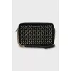 Rectangular bag with gold decor