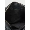 Rectangular bag with gold decor