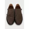 Men's Suede Shoes with Buckles