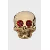 Skull Ring with Rhinestones