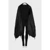 Vintage Cape with Beaded Fringe