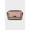 Rectangular bag with signature print