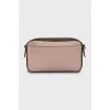 Rectangular bag with signature print