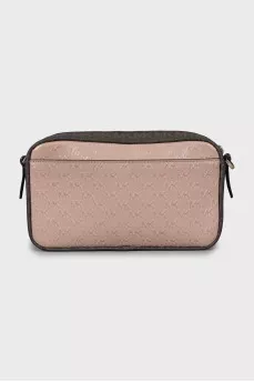 Rectangular bag with signature print