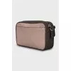 Rectangular bag with signature print
