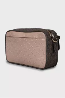 Rectangular bag with signature print