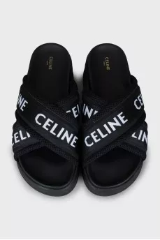 Chunky flip flops with signature logo