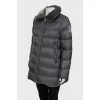 Quilted A-line down jacket