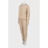 Cashmere suit with trousers