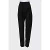 Black banana pants with tag