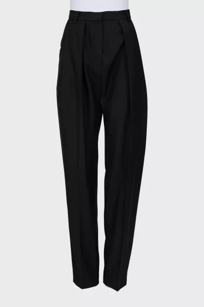 Black banana pants with tag
