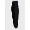 Black banana pants with tag