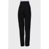 Black banana pants with tag