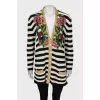 Striped Floral Cardigan