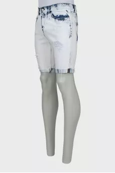 Men's Denim Shorts Combination Color