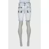 Men's Denim Shorts Combination Color