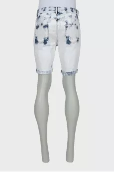 Men's Denim Shorts Combination Color