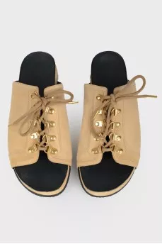 Шлепки Balmain