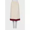 Midi skirt with elastic band
