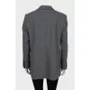 Double-breasted jacket made of wool and cashmere